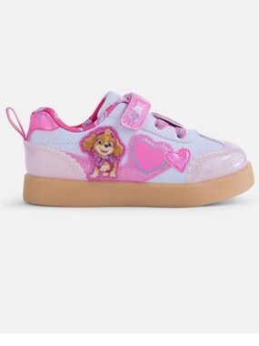 NEW! Paw Patrol Toddler Girls' Court Sneakers Size 12 Pink
